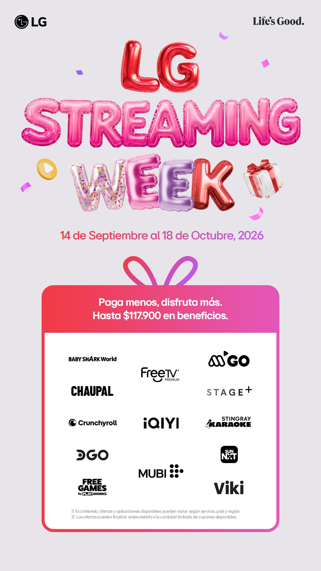 “LG Streaming Week”.